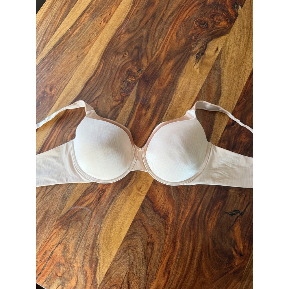 Vanity Fair Beauty Back Full Figure Underwire Bra Nude Beige Satin 76338 44C - Picture 7 of 7